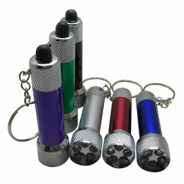 Ultra Bright Mini LED Camping Flashlight Pocket Torch Keyring Portable KeyChain 2