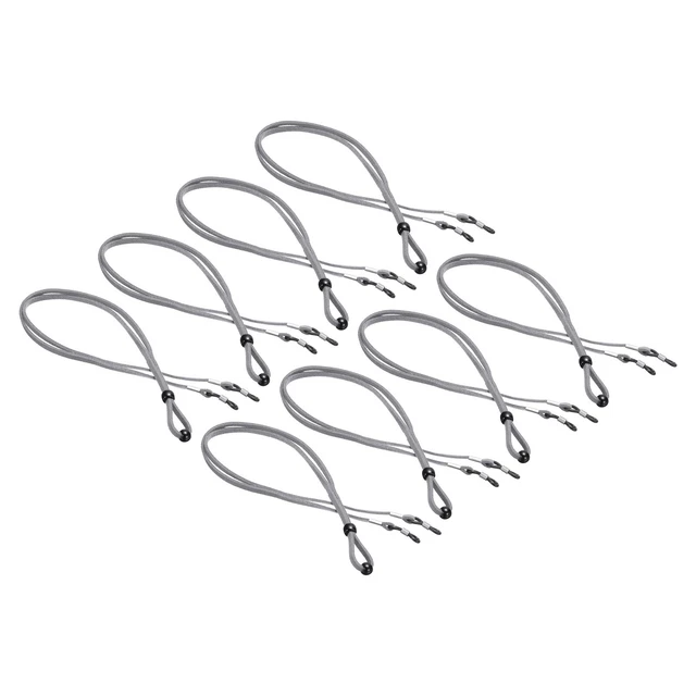 8 pz supporto occhiali regolabile cinturino per occhiali unisex supporto occhiali da sole grigio