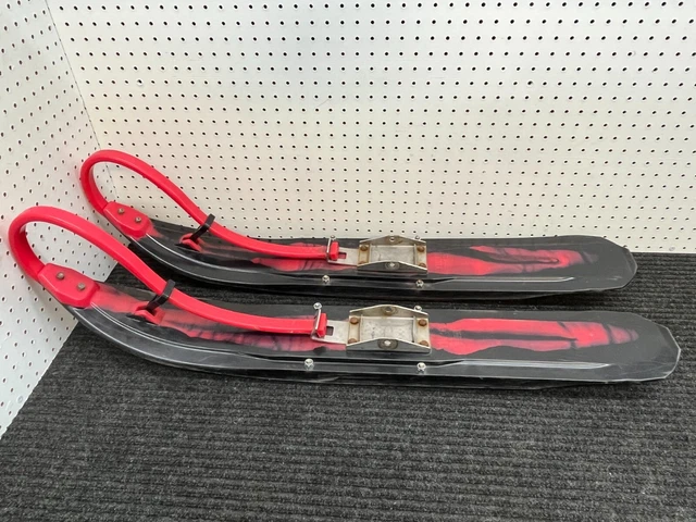 Simmons Flex Ski skis set pair Runners Polaris RMK ? flexski tyvar 6 inchs Simmons Flex Ski skis set pair Runners Polaris RMK ? flexski tyvar 6 inchs