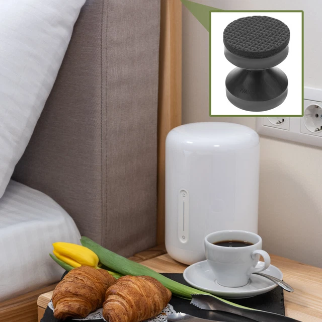 Lot De 4 Butées Anti-Tremblement Réglables 62-80 Mm – Stabilisateur Cadre De Lit, Canapé, Meuble – Fixation Murale Anti-Bruit