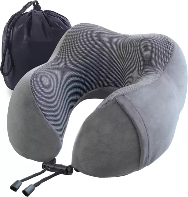 U Shape Travel Pillow, Best Memory Foam Neck Pillow and Head Support