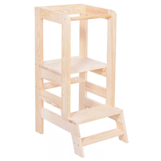 Montessori Lernturm für Kinder Learning Tower Hochstuhl Lernstuhl Tritthocker