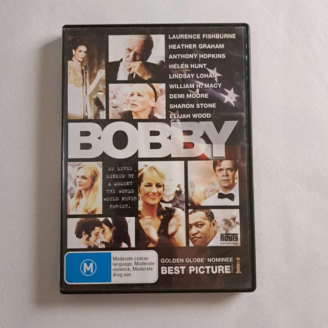 Bobby 2006 DVD Drama Lawrence Fishburne Anthony Hopkins Helen Hunt region 4 LLM1