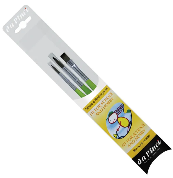 Da Vinci Aquarell-Acrylmalerei Hobbypinsel FIT FOR HOBBY AND SCHOOL Serie 4209