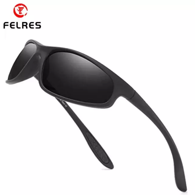 FELRES Men Polarized Sport Sunglasses UV400 Outdoor Driving Cycling Glasses Hot