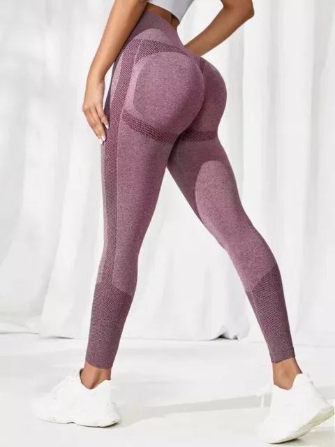 Women Scrunch Butt Lifting Booty Workout Leggings Seamless High