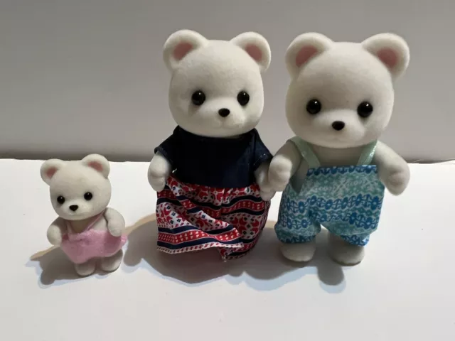 Sylvanian Families New Polar Bear Family