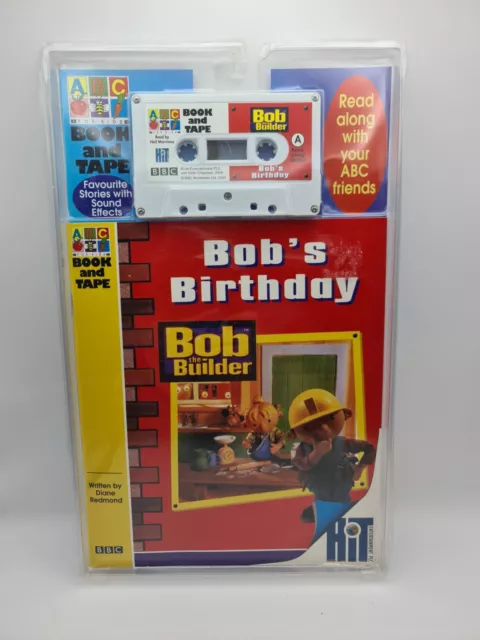BOB THE BUILDER Book & Cassette Tape New in Packet Bob's Birthday 2000 ...