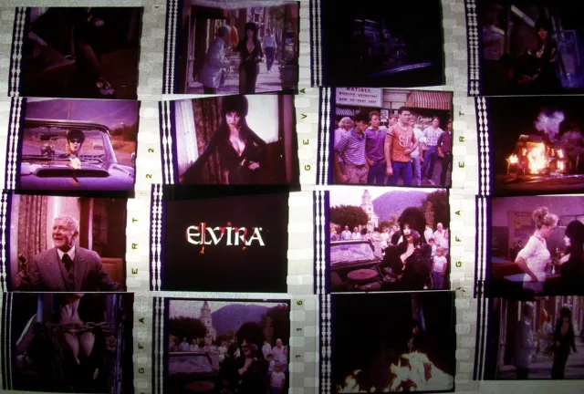 ELVIRA Lot of 12 Film Cells Collection compliments movie dvd poster