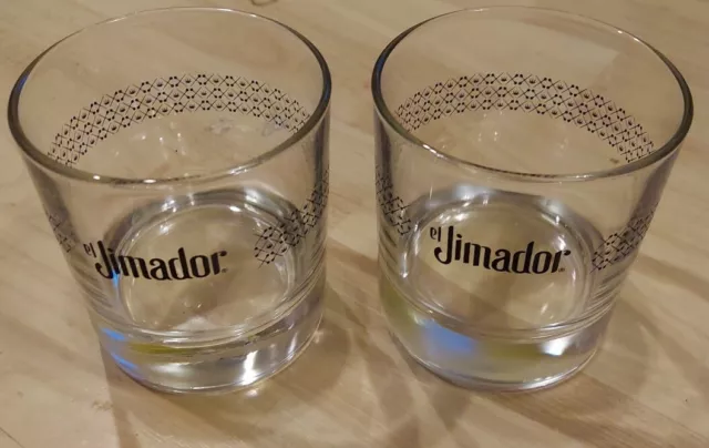 El Jimador drinking glasses (x2)