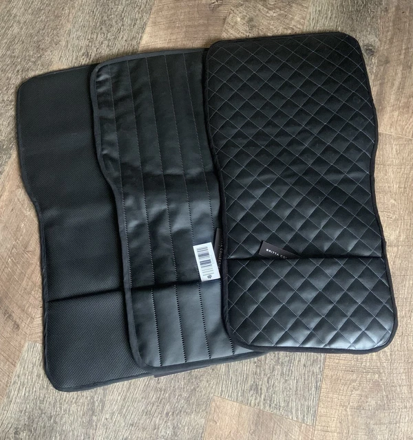Funda Trasera Vertical Negra Para Silla De Ruedas Con Bolsillo Cuero Sintético