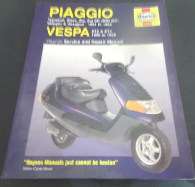 Piaggio Vespa Scooters, 1991-98 Haynes Service by Coombs, Matthew Paperback