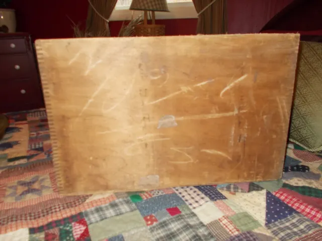 Antique Wm SCHMIDT Baking Co BISCUIT Dovetailed Wooden Crate Box Chicago