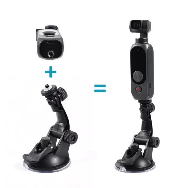 Autoglas Saugnapf Clip Mount Halterung für FIMI PALM /FIMI PALM 2 Gimbal Kamera#