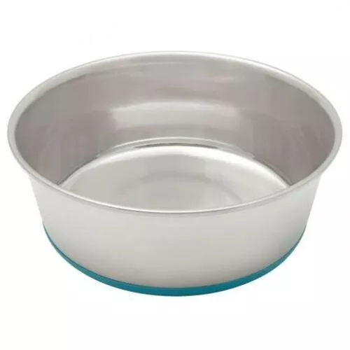 Dog Bowl -Food -Water - Stainless Steel - Large - 1Lt -17cm Diameter -Lexi & Me