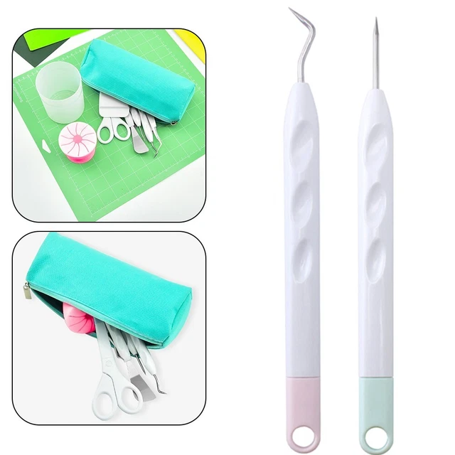 BANTI Outil de désherbage en Vinyle Ensemble D'outils de Désherbage Outil Traceur Kit D'outils de Base pour Le Désherbage pour Scrapbooking, Silhouette (7 pièces
