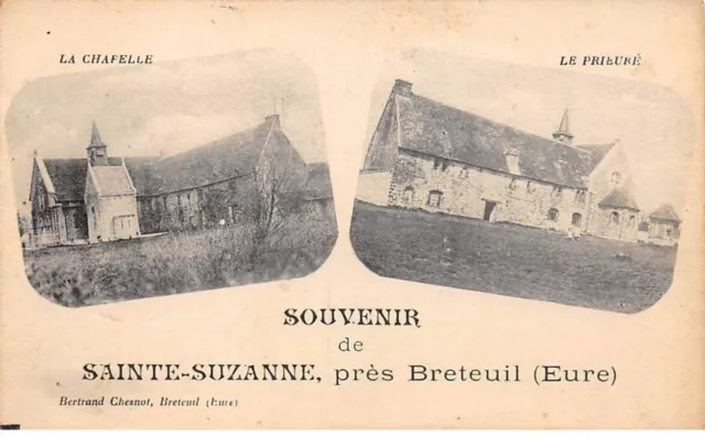27.AM18345.Sainte Suzanne.Près de Breteuil.La chapelle.Le prieuré