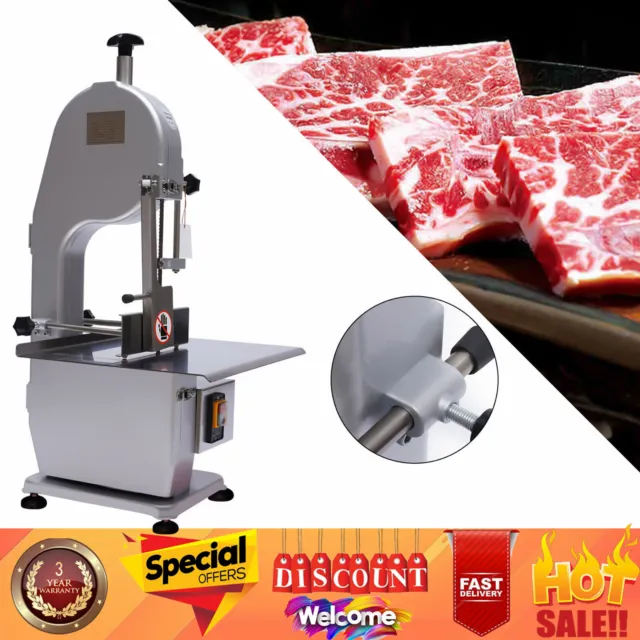 1500W Electric Meat Bone Saw Machine Commercial Frozen Meat Cutting Band Cutter
