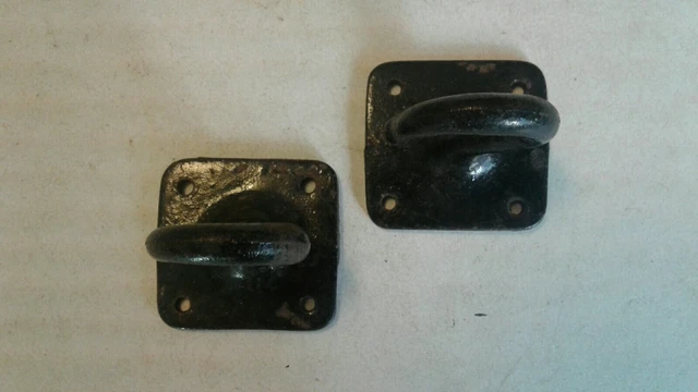 Lot of 2 Old Plant Wall Hooks Porch Ceiling Hooks 3
