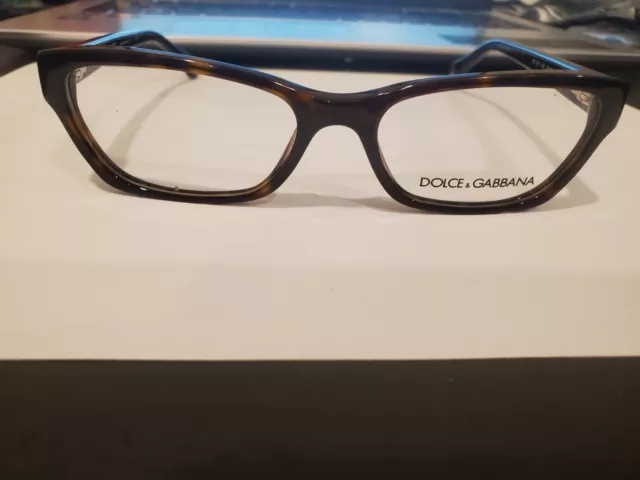 NEW Dolce & Gabbana Eyewear DD 1216 502 TORTOISE BROWN 52-16 135MM B29MM PERFECT