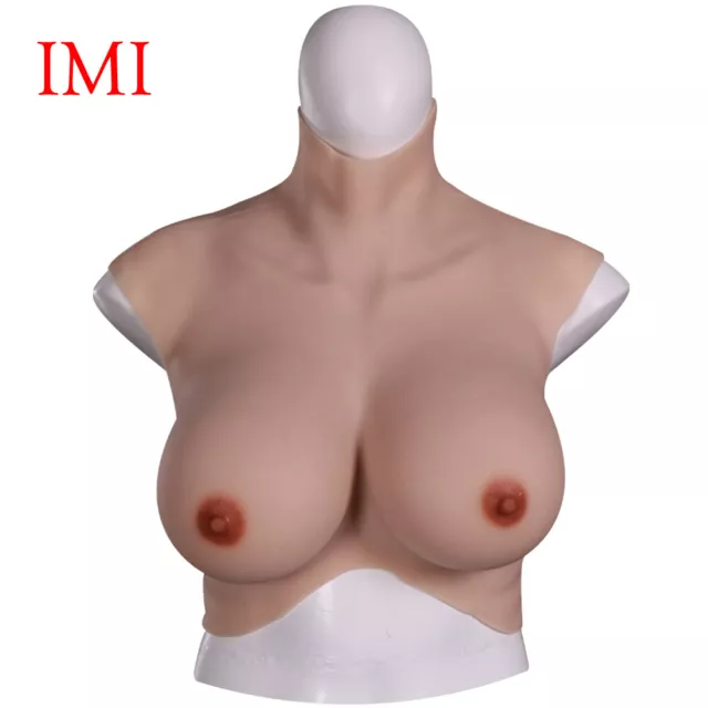 IMI 7th Silicone Breast Forms Realistic Fake Boobs Crossdresser Breast Enhancer 2