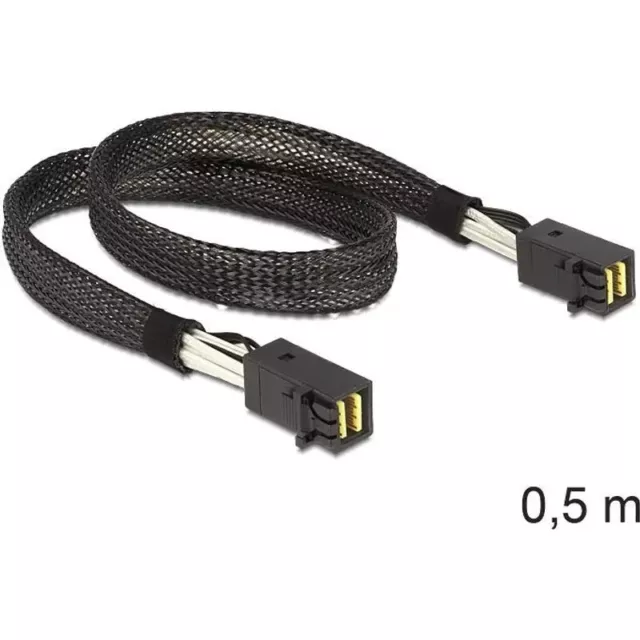 Delock Kabel Mini SAS HD SFF-8643   Mini SAS HD SFF-8643 0,5 m