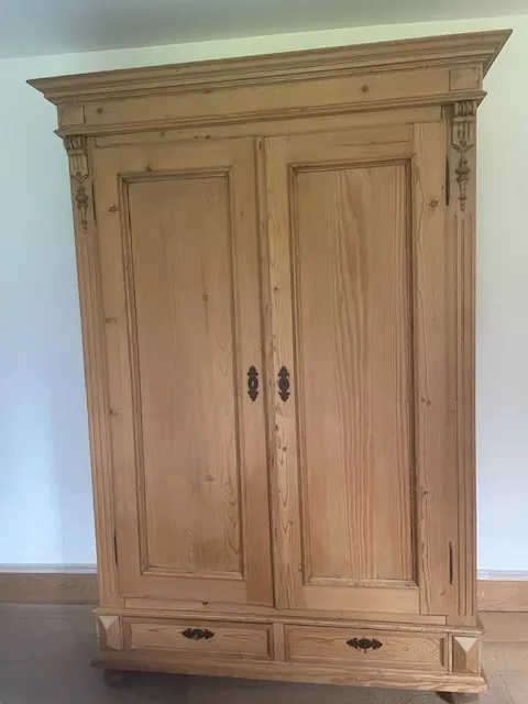 Antique Pine Cupboard / Wardrobe/ Storage