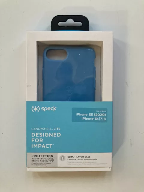 Speck Candyshell Lite Case for iPhone 7/8 & iPhone SE 2 -Azure Blue #124748-8198