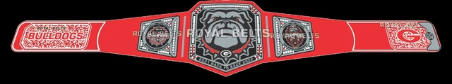 Georgia Bulldog National Championship Title Belt With Updated Logo 2022