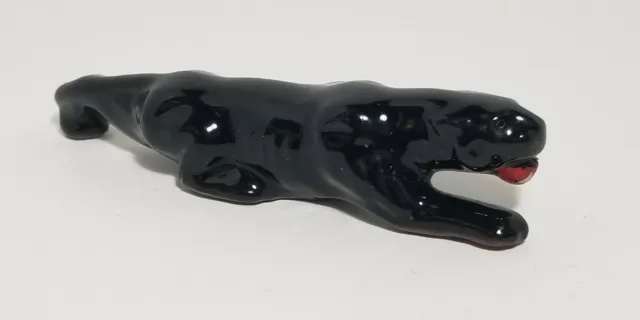 Vintage Black Panther Figurine Made In Japan Small