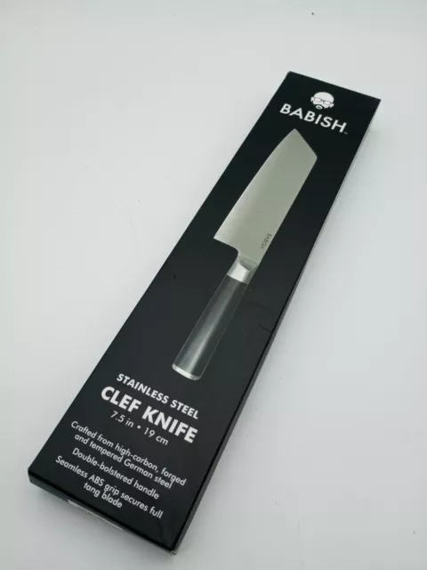 Babish Clef Knife, Stainless Steel, ABS Handle, 7.5 Inches