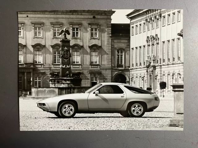 1978 Porsche 928 Coupe B&w Fabrik Presse " Werkfoto " Foto - Selten Awesome L@@K