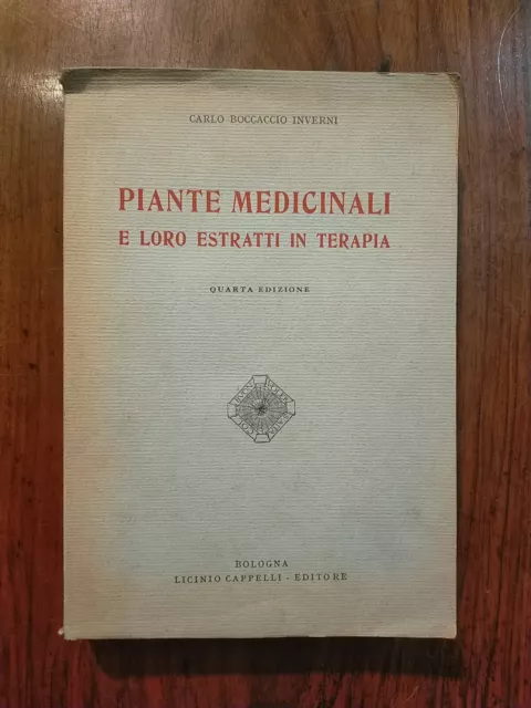 Piante Medicinali E Loro Estratti In Terapiaboccaccio Inverni Carlo