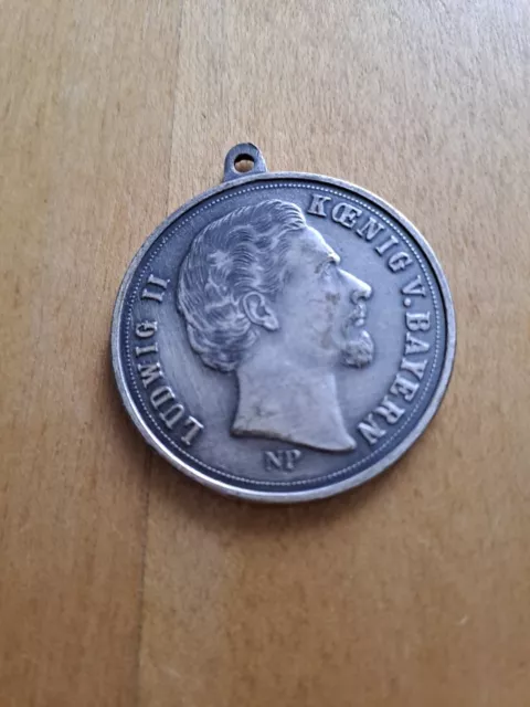 Medaille Ludwig II. König von Bayern