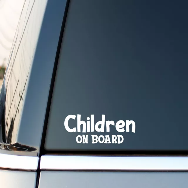 Children On Board Sticker Baby Child Car Decal Window Bumper Sign