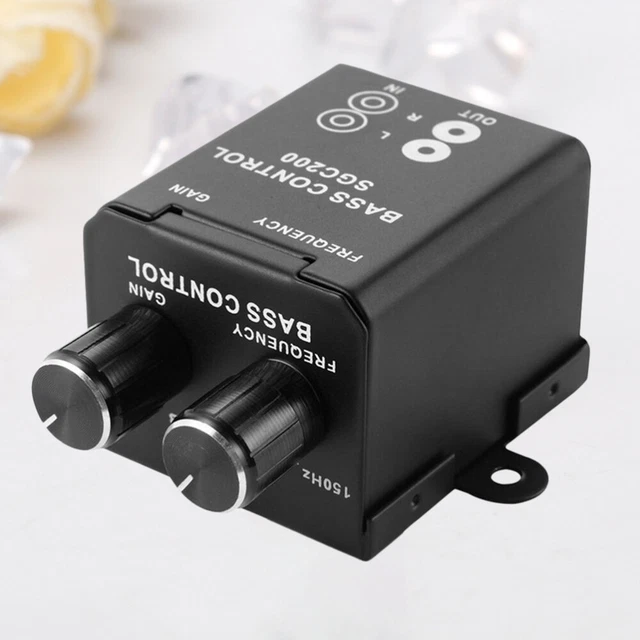 SUBWOOFER EQUALIZER CROSSOVER Car Level Control Amplifier Subwoofer ...