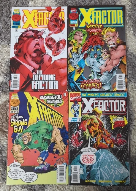 Run Of 4 1997 Marvel X Factor Comics #133-136 VF/NM