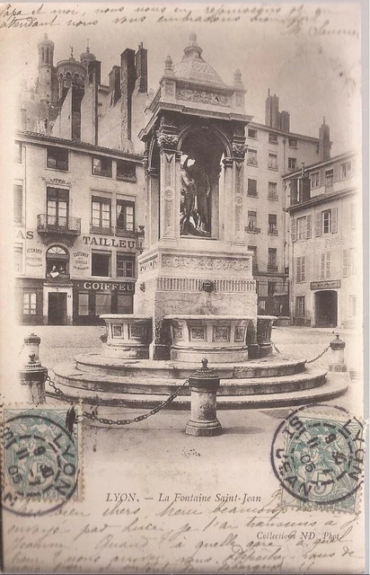 CPA 69 LYON LA FONTAINE SAINT JEAN. ND PHOT..ECRITE.EN 1905.TBE. (ref 62)