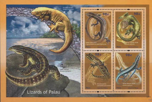 Rep006 - Reptiles Amphibians Palau 2012 Lizards Of Palau Ss Mnh