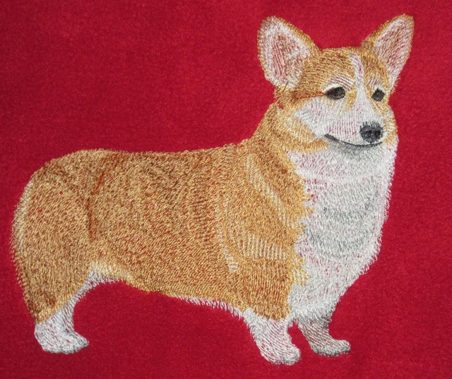 Embroidered Ladies Jacket - Pembroke Welsh Corgi C4807 Sizes S - XXL