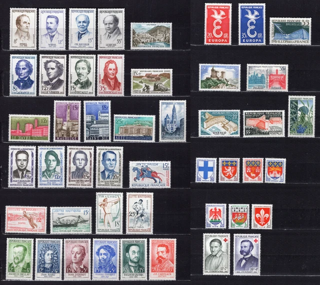 Timbres Malta 257-259 (Série Complète) 1958 - Frais Postaux MNH - Collection Prophila - Qualité Supérieure