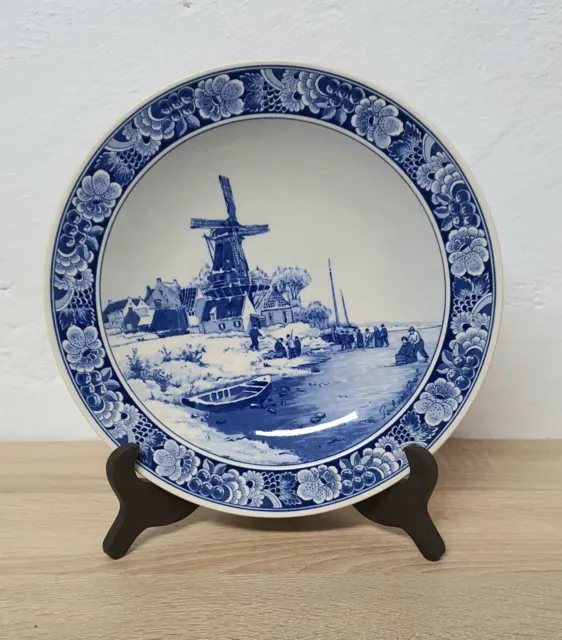 Royal Goedewaagen Delft Blue Wall Plate Collection Porcelaine vintage