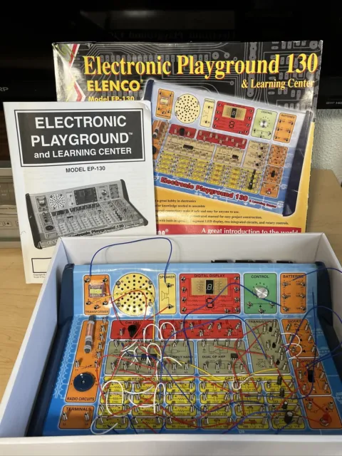 Elenco Electronic Playground 130 & Learning Center Model  EP-130 Complete Set