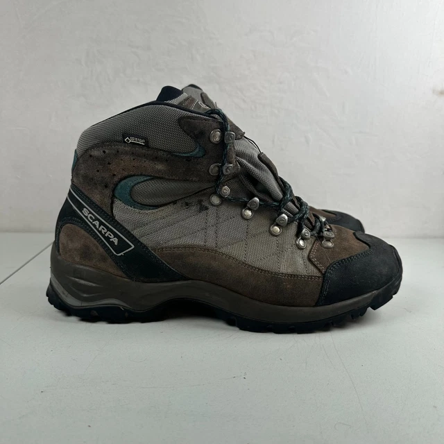 SCARPA KAILASH TREK Boots Mens Size US 11 Grey Hiking Mid Top Vibram ...
