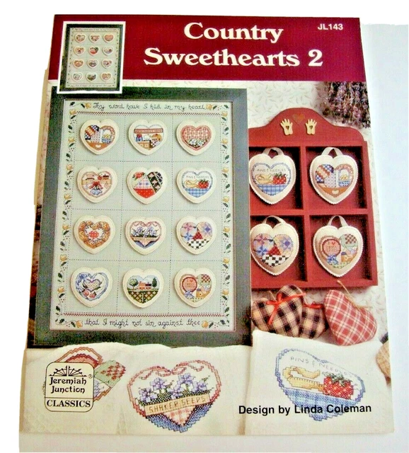 Jeremiah Junction Country Sweethearts 2 - Cross Stitch Patterns Leaflet JL143