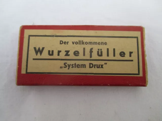 Der vollkommende WURZELFÜLLER "System Dux" aus den 1940er Jahren Zahnmedizin