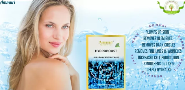 Hydroboost Ácido Hialurónico Máscara Facial Rosa Aceite Nutritivo Para Obstruido 3