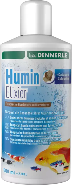 Dennerle Humin Elixier 500 ml Wasseraufbereiter Wasserpflege Aquarium