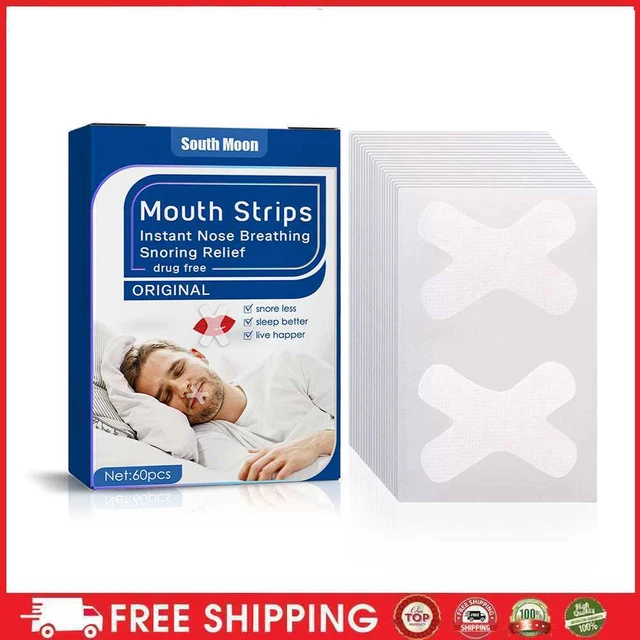 60 pegatinas autoadhesivas correctores respiratorios portátiles para dormir para hombres y mujeres