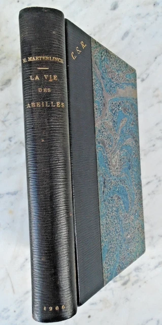 Maeterlinck La Vie Des Abeilles – édition Originale Japon – Reliure Maroquin